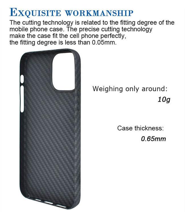 iPhone 12 Pro Max Aramid Fiber Full Protection Case With Crater Design 1