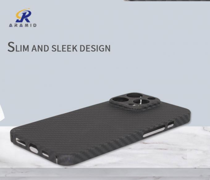 Military Grade Kevlar Material Carbon Fiber Phone Case For iPhone 14 Pro