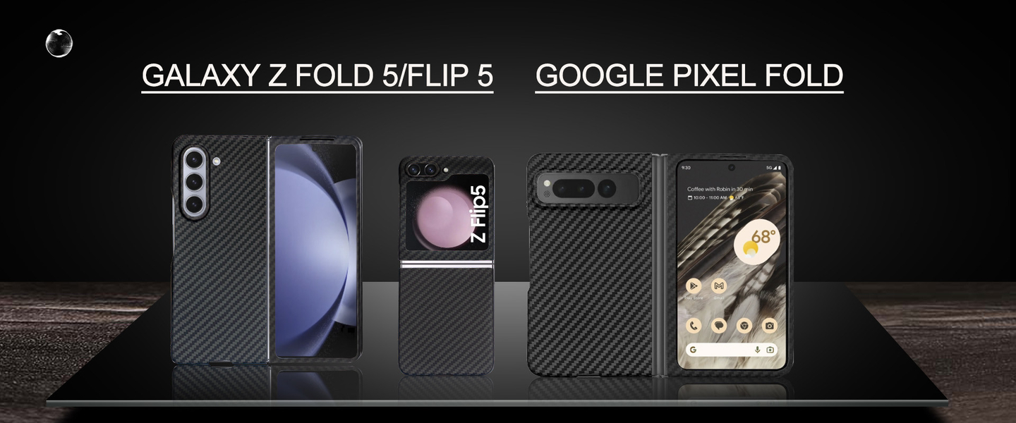 Aramid Carbon Fiber Kevlar Cell Phone Case For Samsung Fold 4