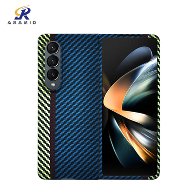 Aramid Carbon Fiber Kevlar Cell Phone Case For Samsung Fold 4