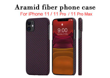 Red And Black Color Dustproof Real Aramid Fiber Kevlar iPhone 12 Case