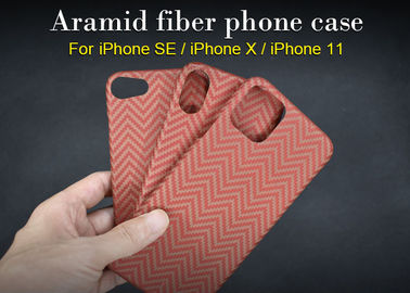 Smooth Touch Orange iPhone SE Aramid Fiber Phone Case