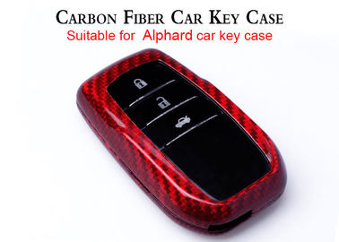Anti Slip Slick Surface Carbon Fiber Key Case For Alphard