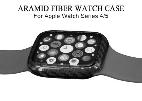 Antifingerprint Glossy Carbon Fiber Apple Watch Case