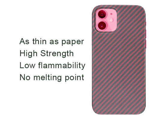 Matte Finish Aramid Fiber Phone Case For iPhone 12