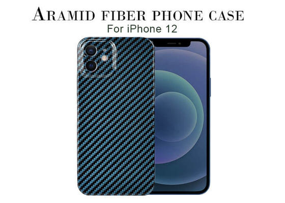 Glossy Finish  iPhone 12 Anti Fingerprint Aramid Fiber Cell Phone Case