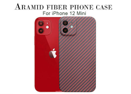 Matte Finish Full Cover Kevlar Aramid Fibre Phone Case For iPhone 12 Mini