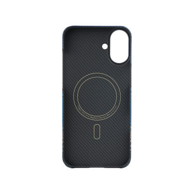 Magnetic Aramid Fiber Phone Case Ultra Thin Dirt-resistant Power Case Anti-knock for iPhone 16 Pro