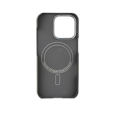 Customized Metal Frame Magnetic Aramid Carbon Fiber Phone Case for iPhone 16 Pro