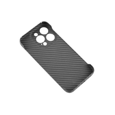 2024 Customized Cutting Frame Aramid Carbon Fiber Phone Cover for iPhone 16 with 0.8mm Thickness and 16g Weight
