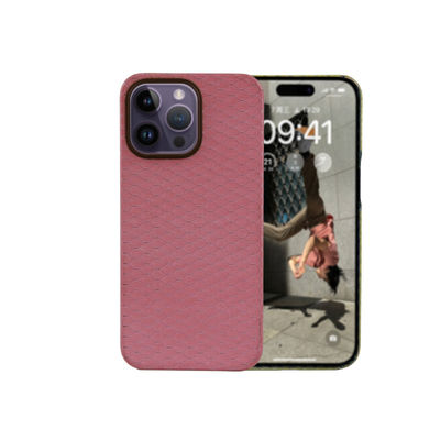Ultra Thin Pink Color Luxury Aramid Carbon Glass Fiber Magnetic Phone Case for iPhone 16 Pro Max