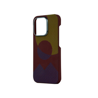 Luxury Customized Pattern Aramid Carbon Fiber Phone Case for iPhone 16 Pro Max with 0.8mm Thickness and 16g Weight