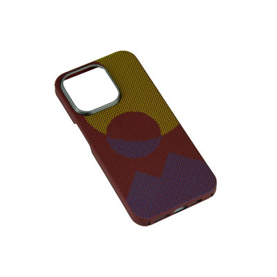 Luxury Customized Pattern Aramid Carbon Fiber Phone Case for iPhone 16 Pro Max with 0.8mm Thickness and 16g Weight
