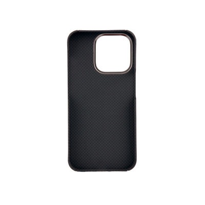 2024 New Luxury Customized 0.8mm Thickness 16g Weight Aramid Fiber Phone Case for iPhone 16 Pro Max