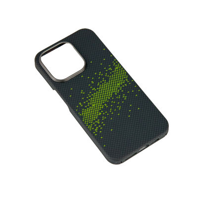 2024 New Luxury Customized 0.8mm Thickness 16g Weight Aramid Fiber Phone Case for iPhone 16 Pro Max