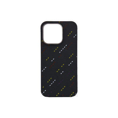Customized Pattern Logo Power Case Anti-Knock Aramid Carbon Fiber Phone Case for iPhone 16 Pro Max