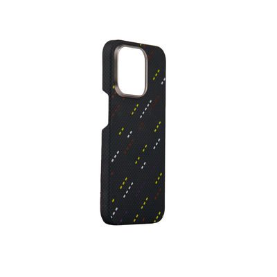 Customized Pattern Logo Power Case Anti-Knock Aramid Carbon Fiber Phone Case for iPhone 16 Pro Max