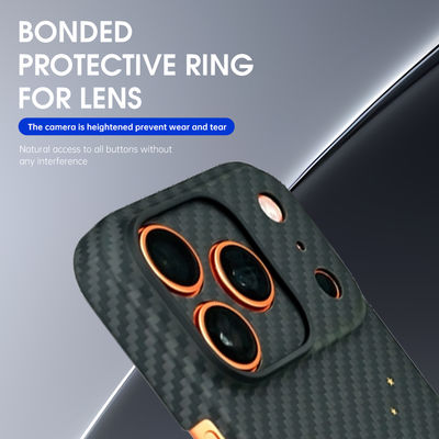 Customized Pattern Aramid Carbon Fiber Mobile Phone Cover for iPhone 17 Pro Max