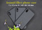 Non Conductive Twill Finish Aramid Fiber Phone Case For iPhone X