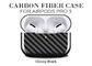 Glossy Twill Carbon Fiber Airpods Case For Airpods Pro 3
