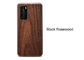 Natural Scratch Resistant Engraved Wooden Phone Case For Huawei P40