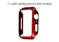 Shock Resistant Glossy Red Aramid Fiber Watch Case For Apple