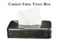 3K Glossy Carbon Fiber Tissue Paper Box For Car