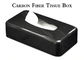 Antioxidant 21*12*5.6cm Glossy Carbon Fiber Tissue Box