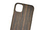 Anti Fingerprints iPhone 11 Engraved Ebony Wood Phone Case