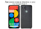Anti Fingerprint Aramid Fiber Phone Case For Google Pixel 5 Carbon Fiber Cover