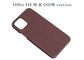 Full Protective Red Plain Weave iPhone 12 Aramid Phone Case Carbon Case