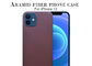 Drop Resistant Plain Weave Red iPhone 12 Aramid Fiber Case