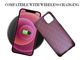 Drop Resistant Plain Weave Red iPhone 12 Aramid Fiber Case