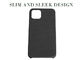 Full Protection Black Plain Weave iPhone 12 Aramid Fiber Case Carbon Case
