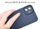 Plain Weave Texture Blue Aramid Carbon Fiber Case For iPhone 12