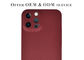 Red Color Camera Full Protection Aramid Case SGS For iPhone 12 Pro Max