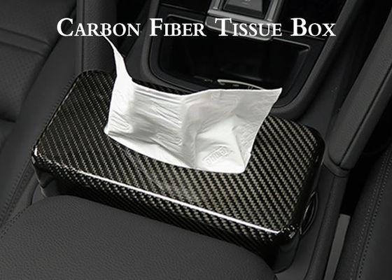 Ultra Light High glossy matte Carbon Fiber Tissue Box