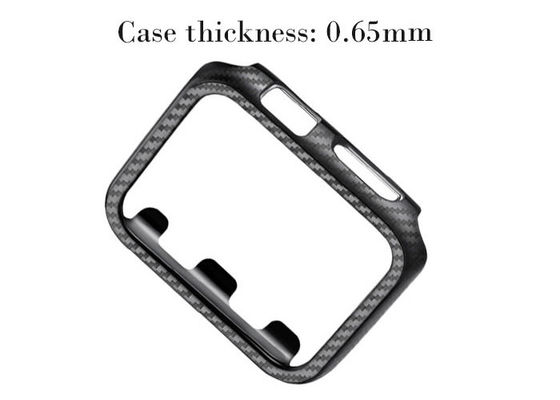 Scratchproof Carbon Aramid Fiber  Cover For Apple Watch Series